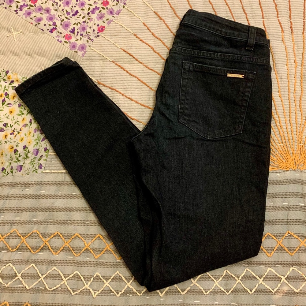 Michael Kors Women's Izzy Skinny Dark Denim Jeans, size 6